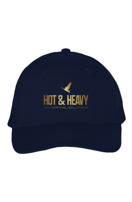 Mesh-Back Twill Trucker Cap